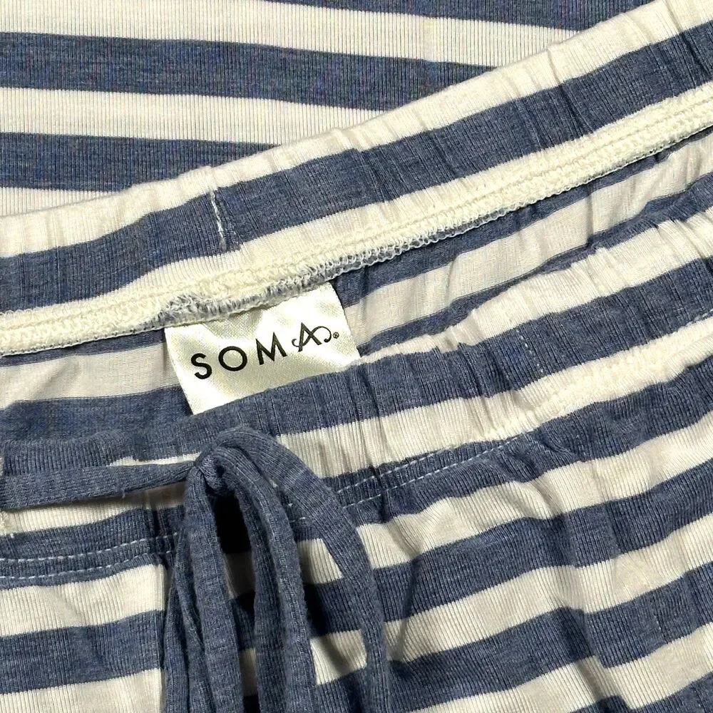Soma Short-Sleeved and Shorts Pajama Set, Medium